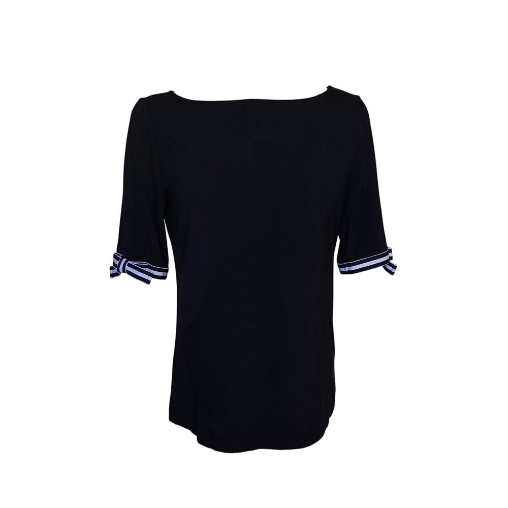 Ann Taylor Factory Womens Black Top Size M